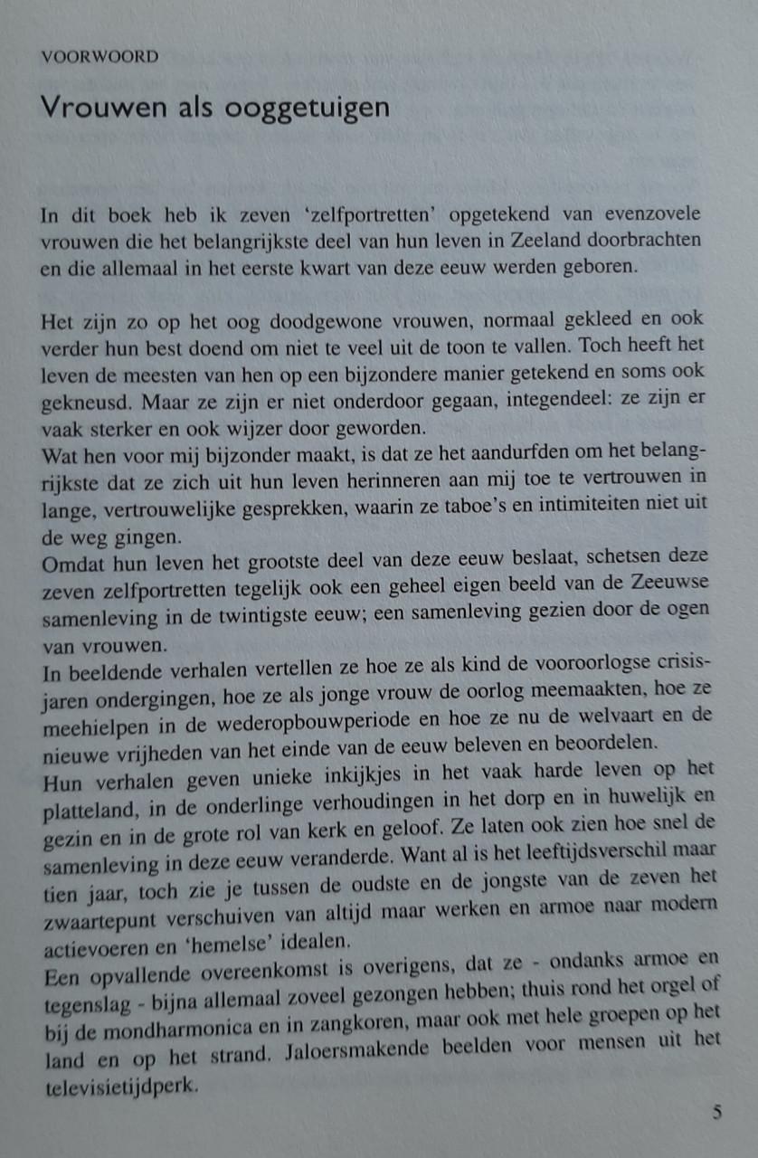 Zeven Zeeuwse vrouwen, onvergetelijke levensverhalen