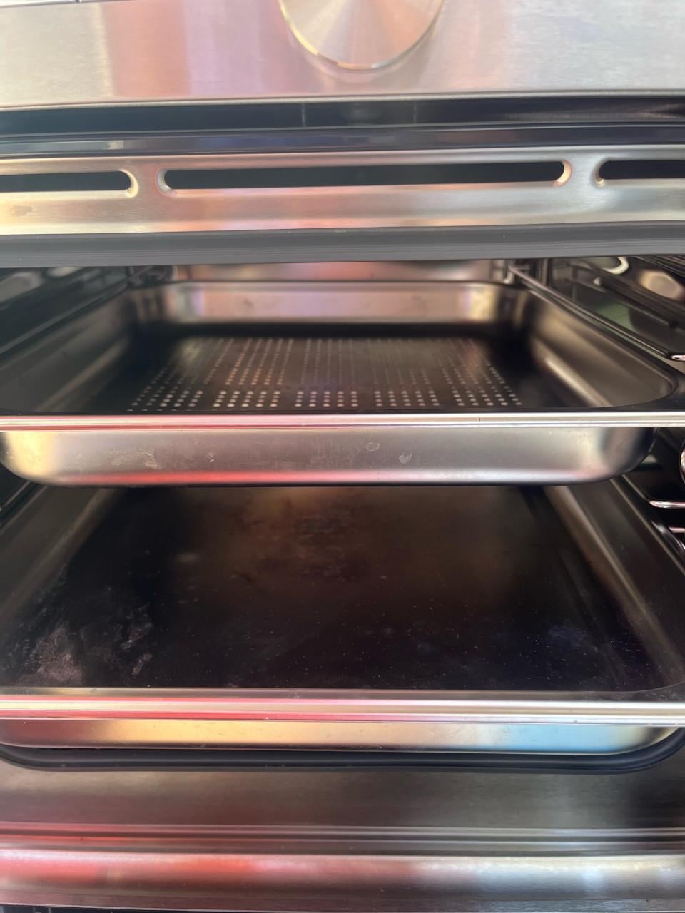 Siemens compacte inbouw stoomoven nooit gebruik