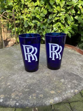 Rolls Royce drinkglazen