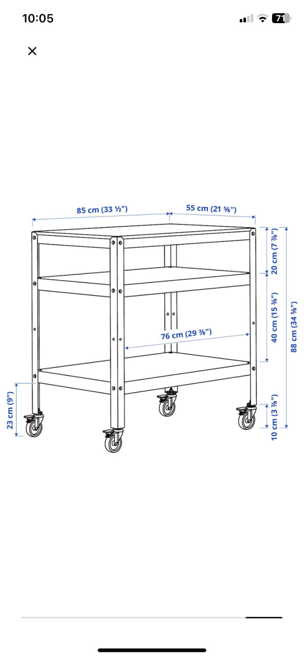 BROR roltafel werktafel keuken garage hobby multifunctioneel GOES