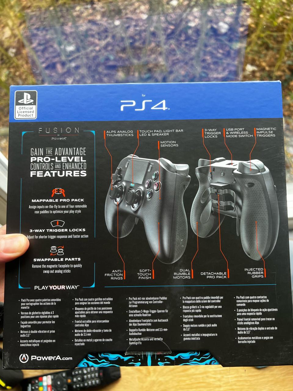 PS4 PowerA Fusion pro controller