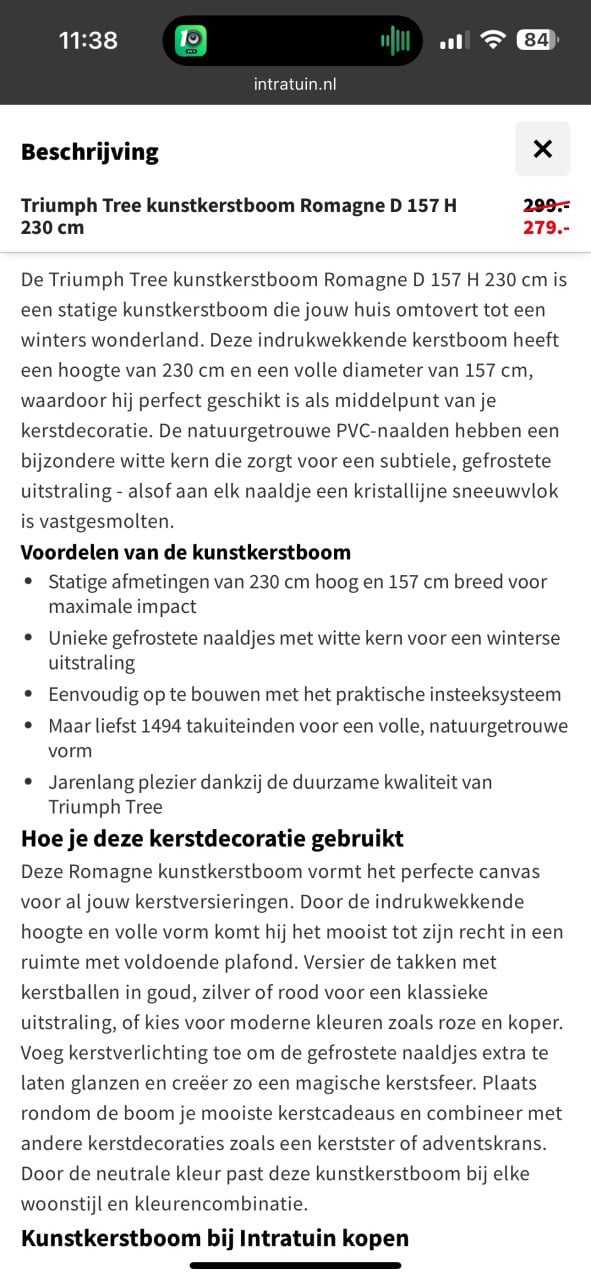 Triumph Kunst Kerstboom