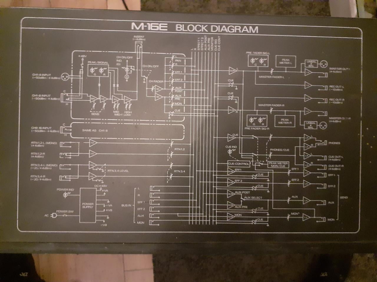 Roland M-16e 16 channel mixer