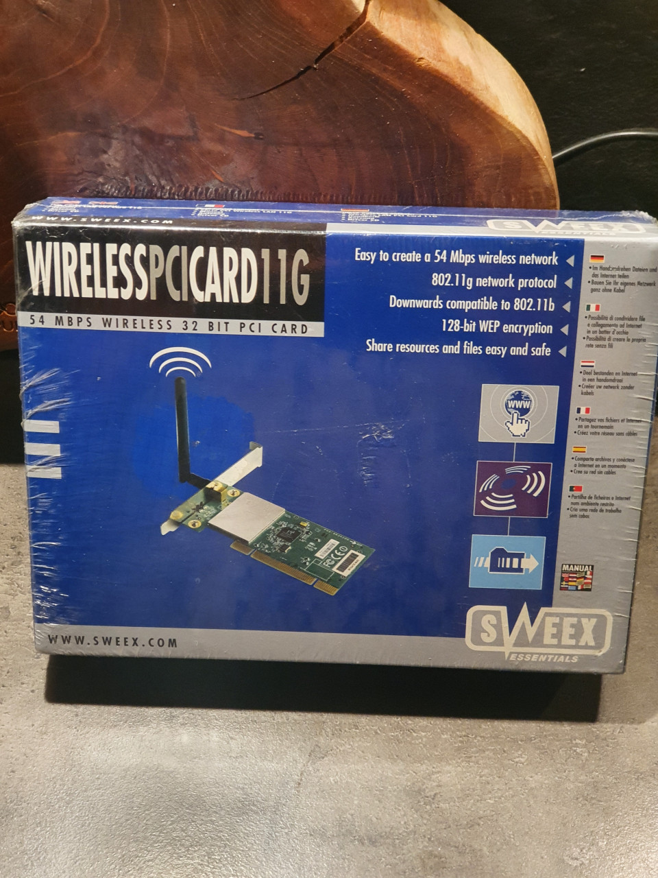 Nog nieuwe Sweex Wireless LAN PC Card 11G....