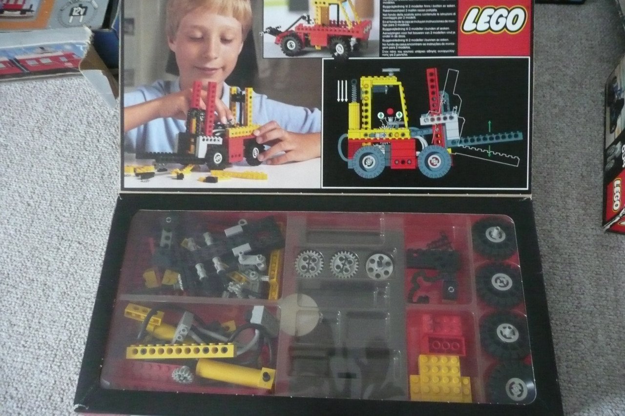 Technisch lego heftruck