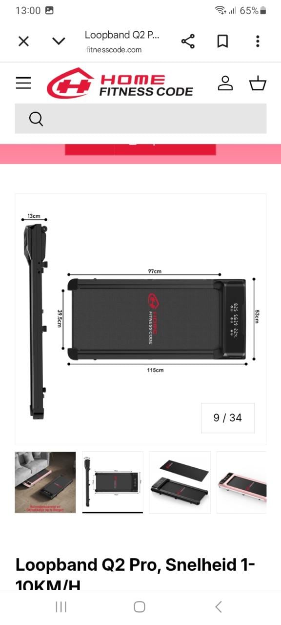 Loopband Homefitnesscode Q2 Pro