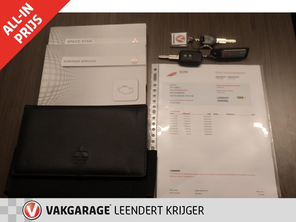 Mitsubishi Space Star 1.2 connect pro|automaat|rijklaarprijs|12 maanden bov