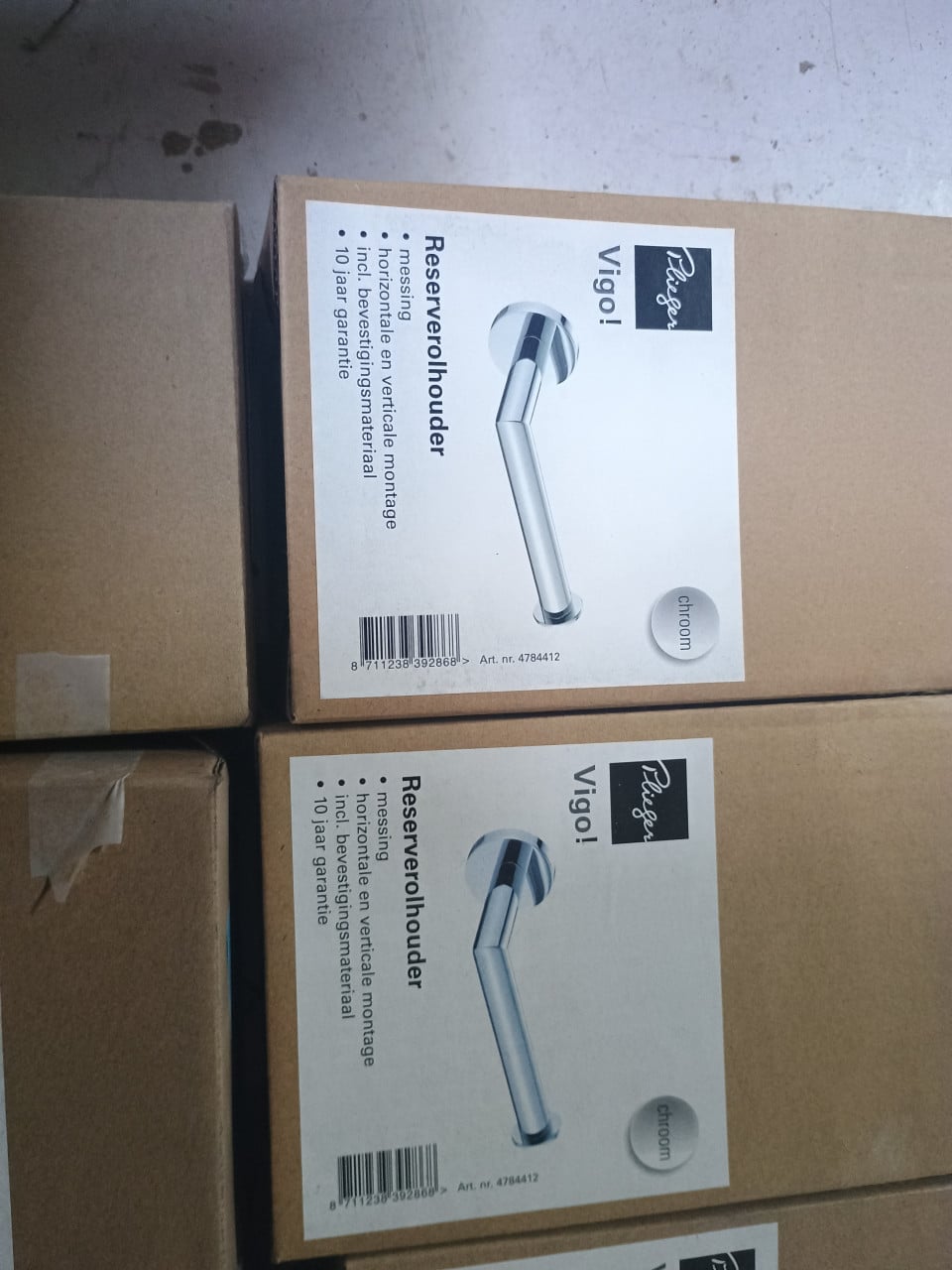 Plieger wc / badkamer spullen nieuw in de verpakking