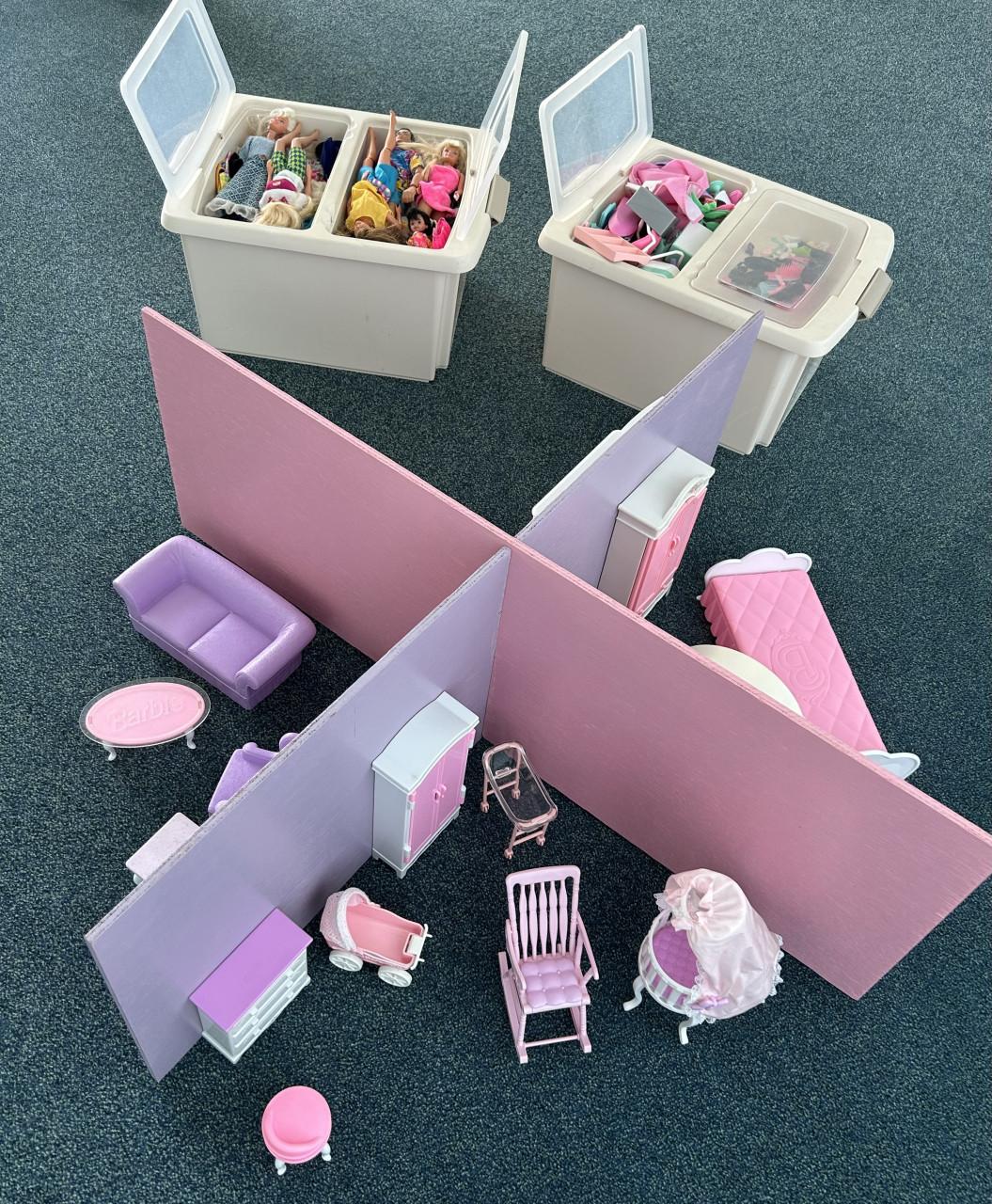 Barbie huis, barbies met veel extra's