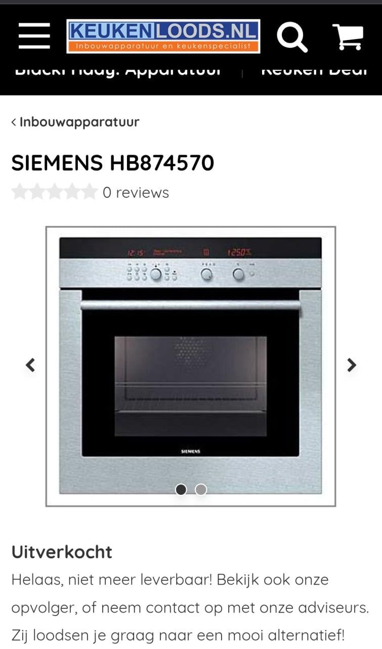 Siemens hb874570 /01 oven/magnetron