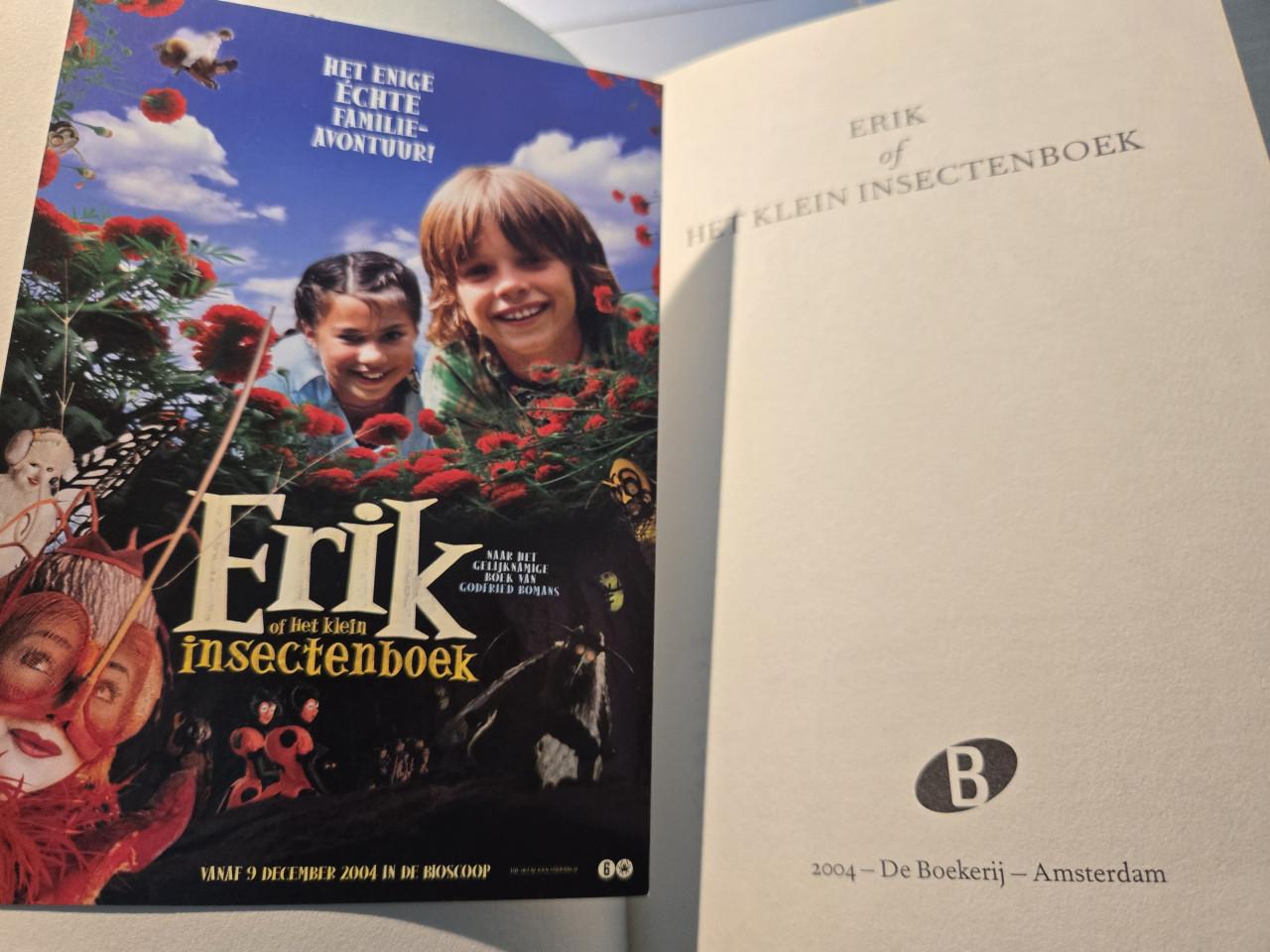 Boek "Erik of Het klein insectenboek" van  Godfried Bomans 2004