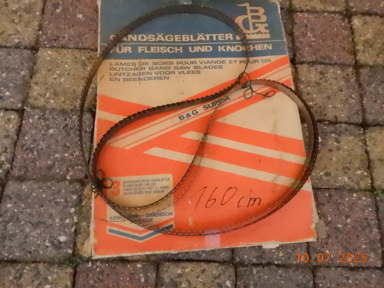Lintzaagbladeren 160 cm
