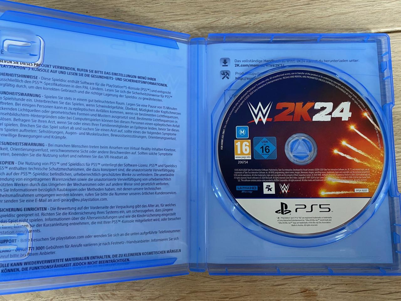 2k24 WWE PS5 game