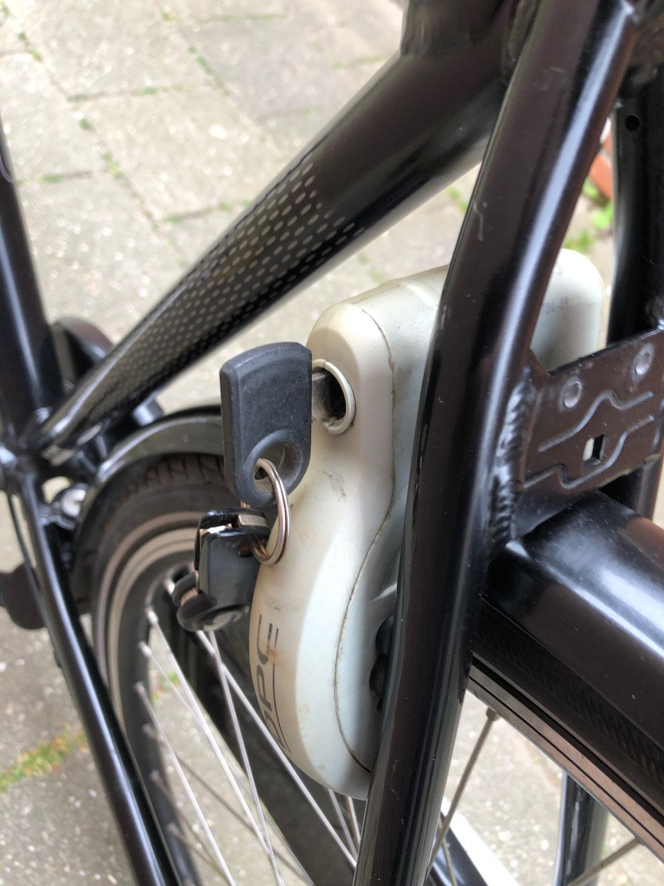 Herenfiets/ transporter.