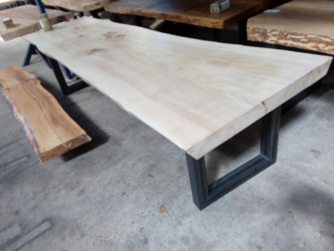 Boomstamtafels tafelbladen planken bartafel, salontafel