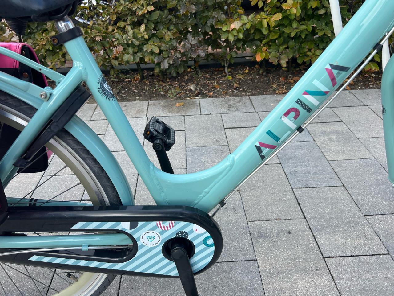 Alpina Kinderfiets 26 inch met voordrager en fietstassen