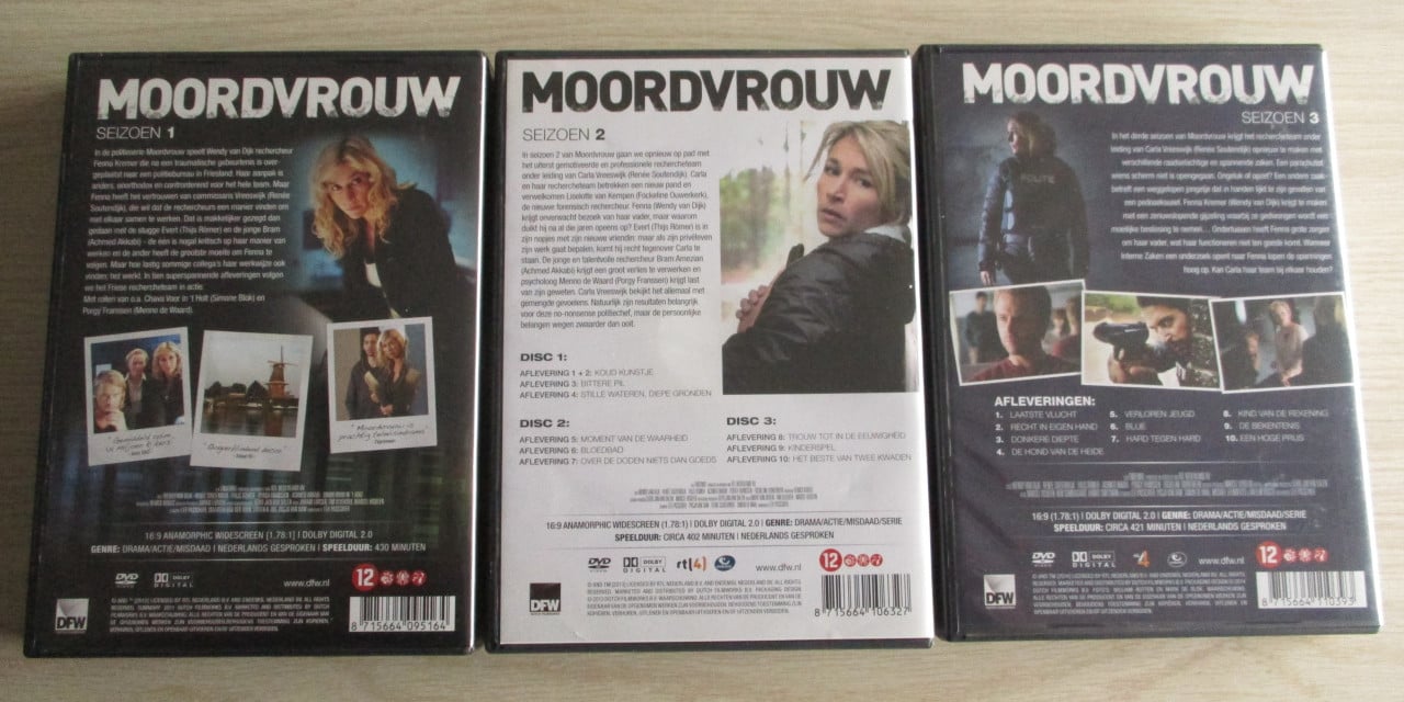 Moordvrouw Seizoen  1 tot 3        (ZGAN)