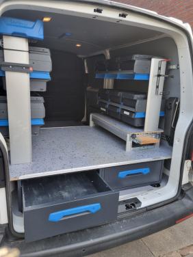 Sortimo Kasten systeem met lades voor VW Transporter L2