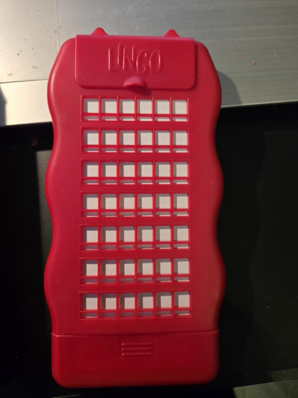 Lingo Pocketuitvoering!, 2 spelers 5+jaar.