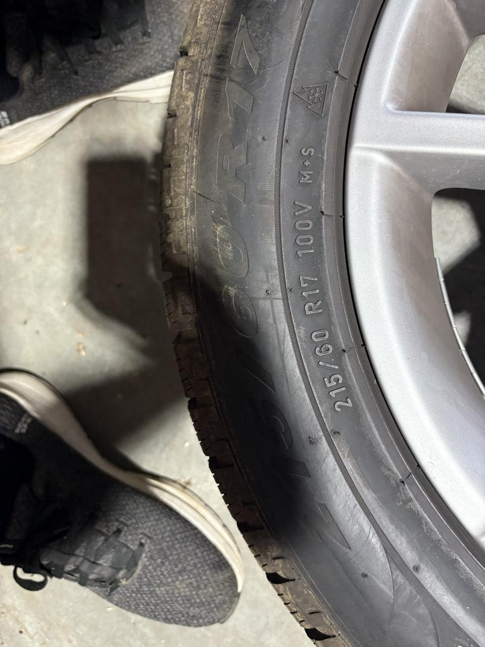 Audi Q3 velgen 17 inch met winterbanden
