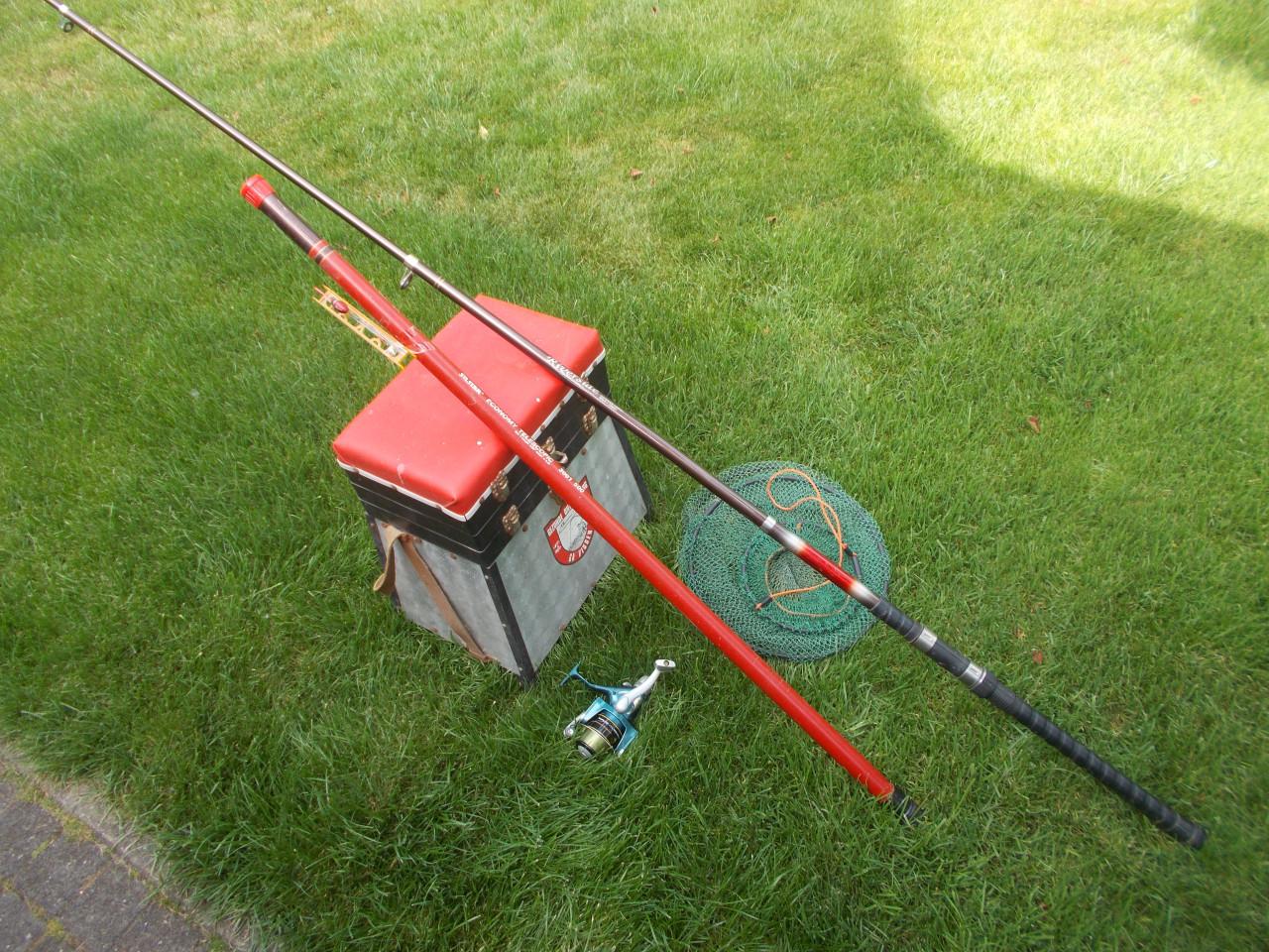 Complete binnenwater hengelset . Direct visklaar