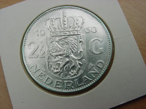 2½ Gulden 1960 Zilver