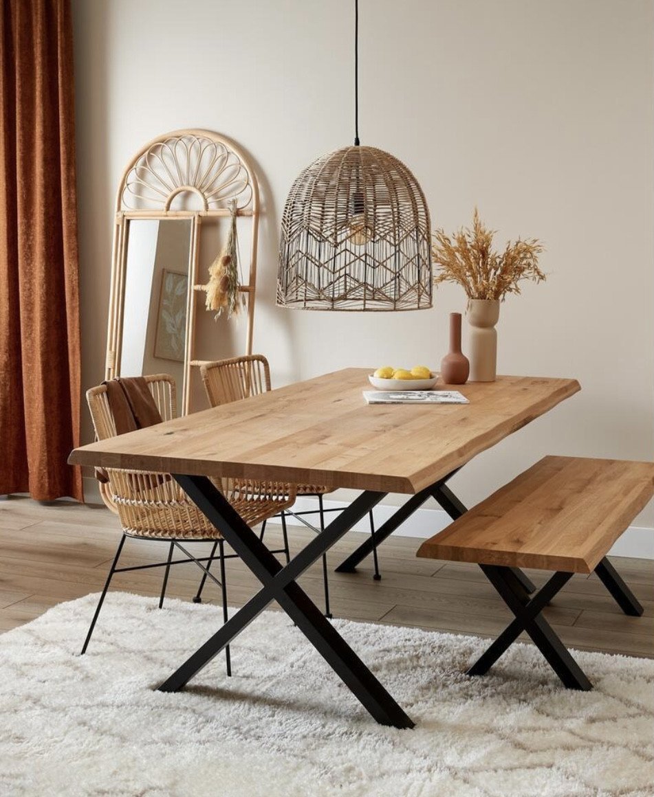 2x Mooie Feronia Gevlochten Jute Hanglampen