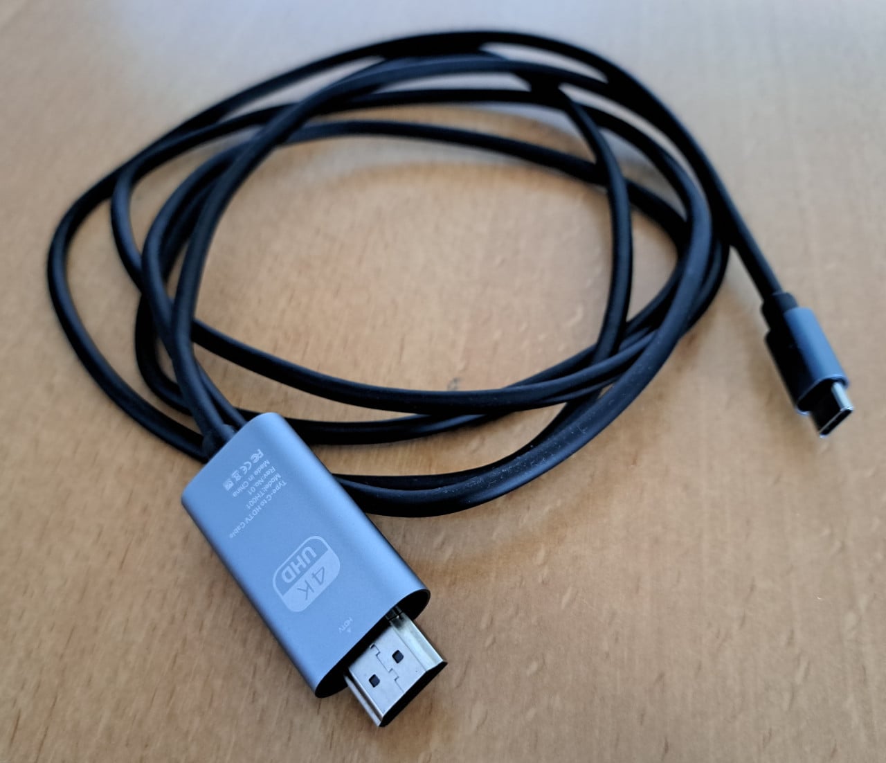 Van HDMI naar USB-C - 2 meter