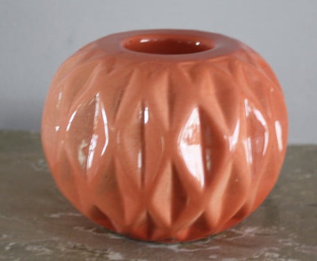 Oranje theelicht