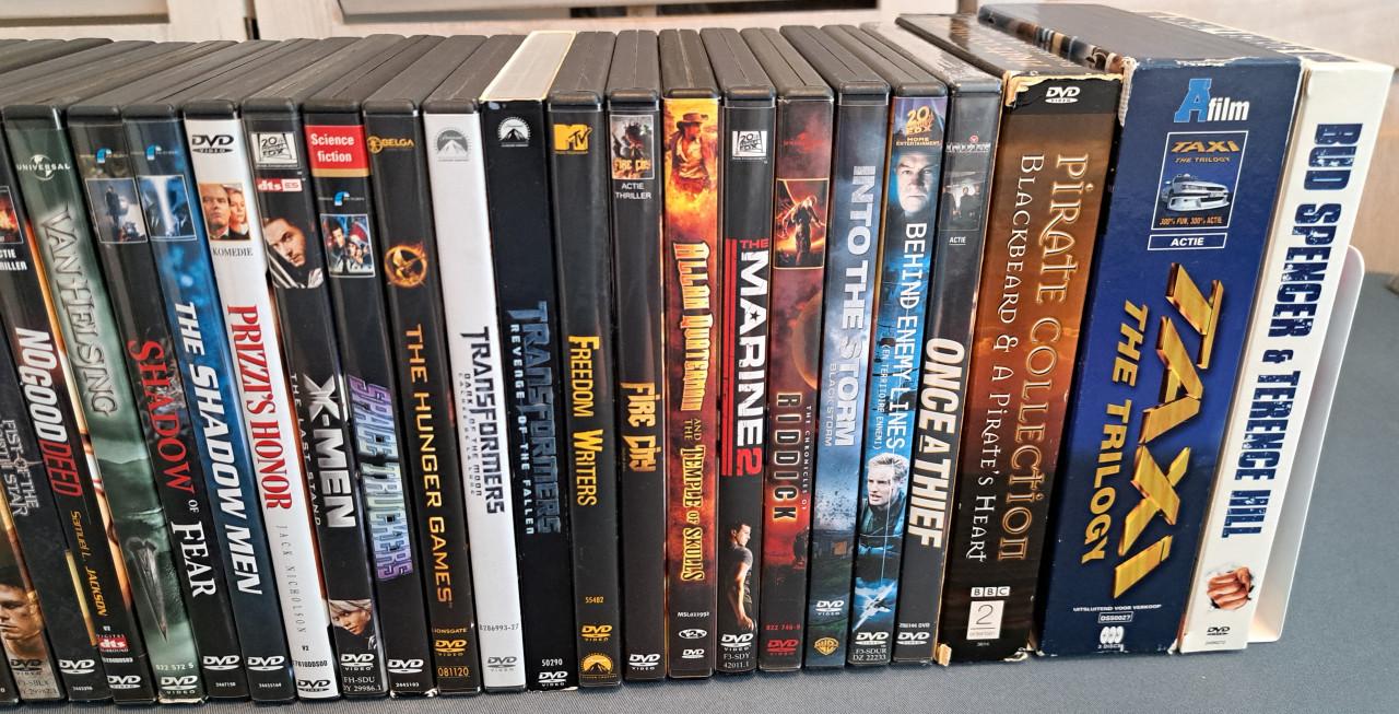 Meer dan 35 DVD's - diverse genres