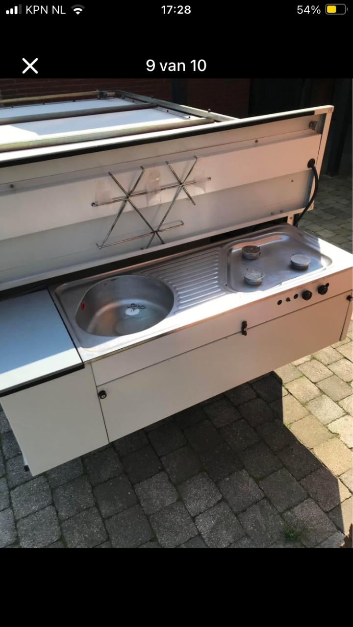 Vouwwagen ALPHEN KREUZER met voortent, luifel en keuken!!