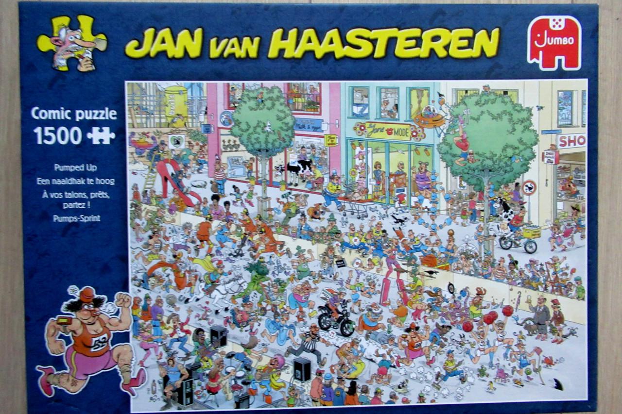 Jan van Haasteren Legpuzzel 1500 stukjes 'een naaldhak te hoog'