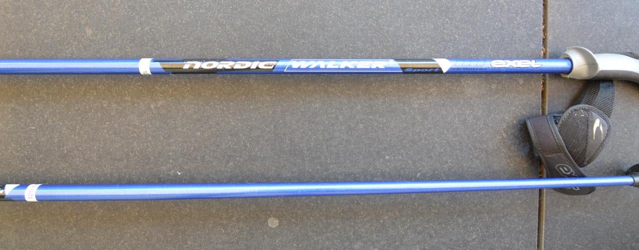 Nordic Walker stokken, Exel Sport, 125cm, Carbon