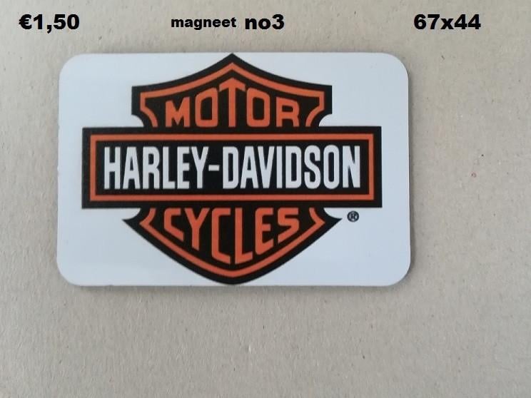 Harley Davidson Koelkast Magneten