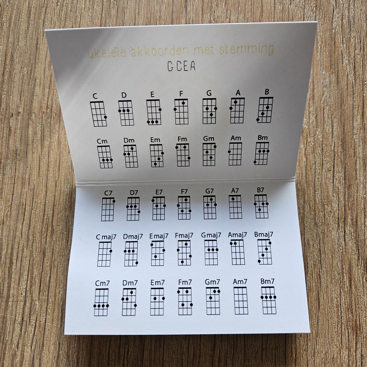 Prachtig nieuwe ukelele met gratis alle benodigde accessoires