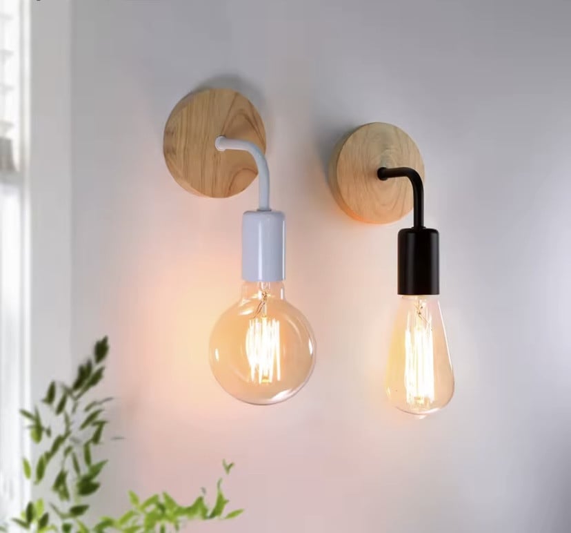 Industriële wandlamp 2x wit NIEUW
