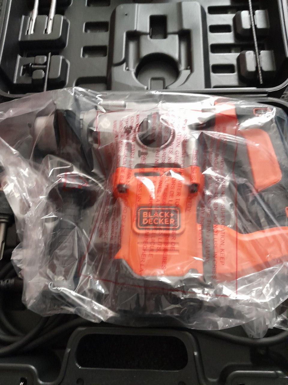 B+D 1250W 3.7J Pneumatische boorhamer