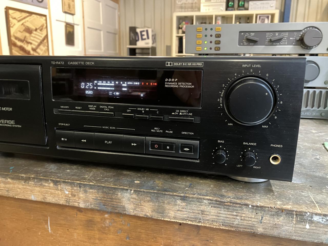 JVC TD-R472 cassettedeck Direct Drive Auto-Reverse geserviced met garantie