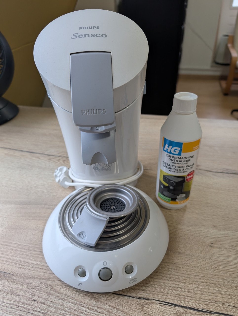 Philips Senseo Wit - Met dubbele padhouder en ontkalker