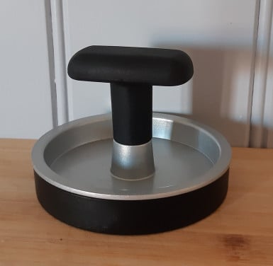 Barbeque hamburgerpers : GRILLMEISTER