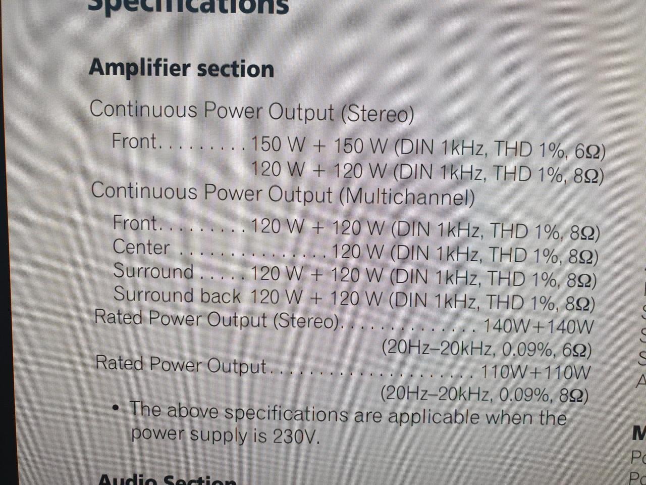 Pioneer home cinema 7.1 igst