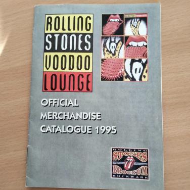 Merchandise catalogue  1995 Rolling stones