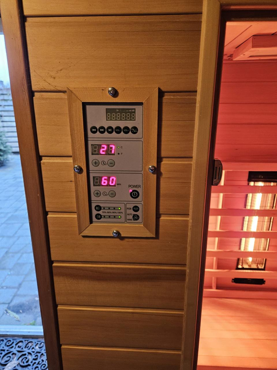 Infrarood sauna, 2 persoons