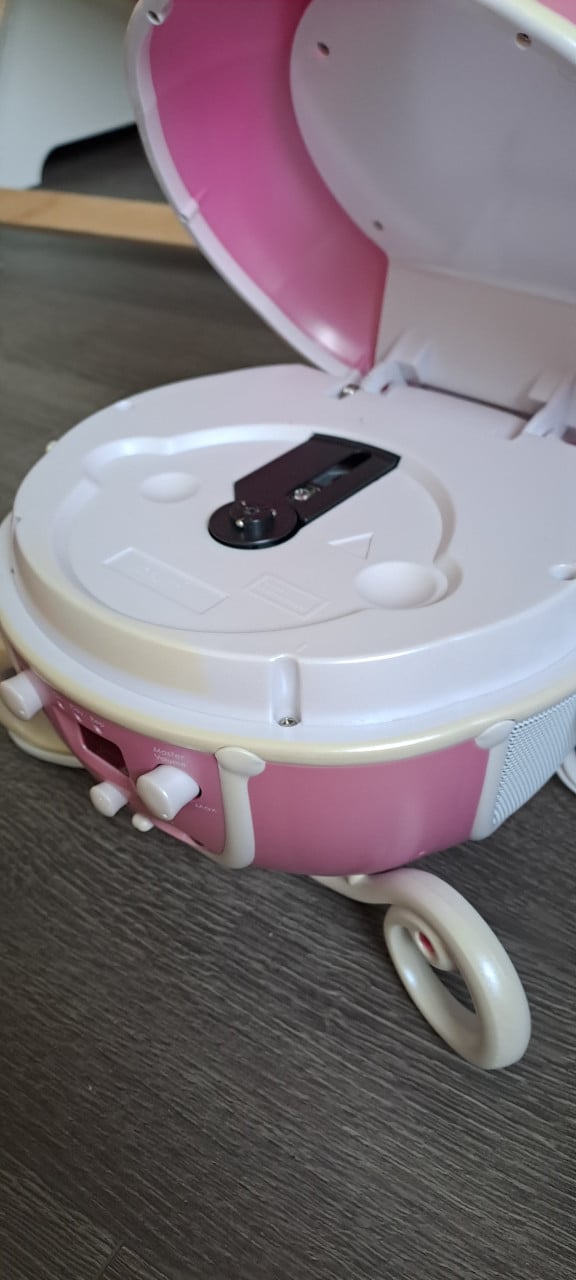 Roze radio voor kinderen