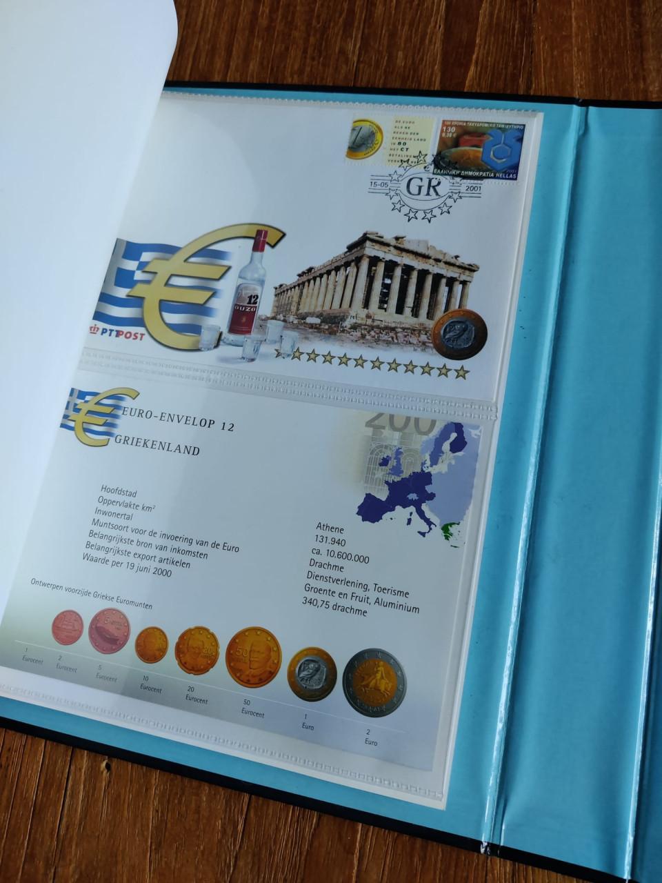 Verzamelalbum van gulden naar euro.