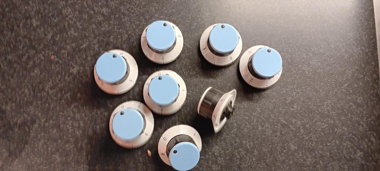 8 stuks ZANUSI GASFORNUIS DOPPEN