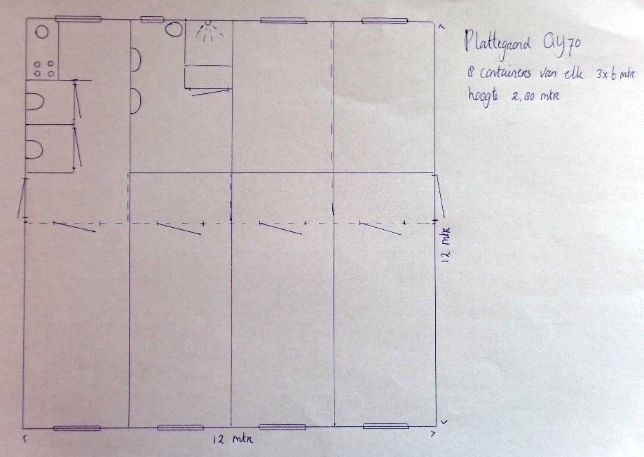 Woonunit, kantoorunit, containerwoning, groepsaccommodatie, vele doeleinden