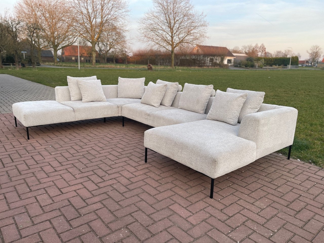 GRATIS LEVERING HEEL NL Mooi Montel Grote Stoffen U-Bankstel