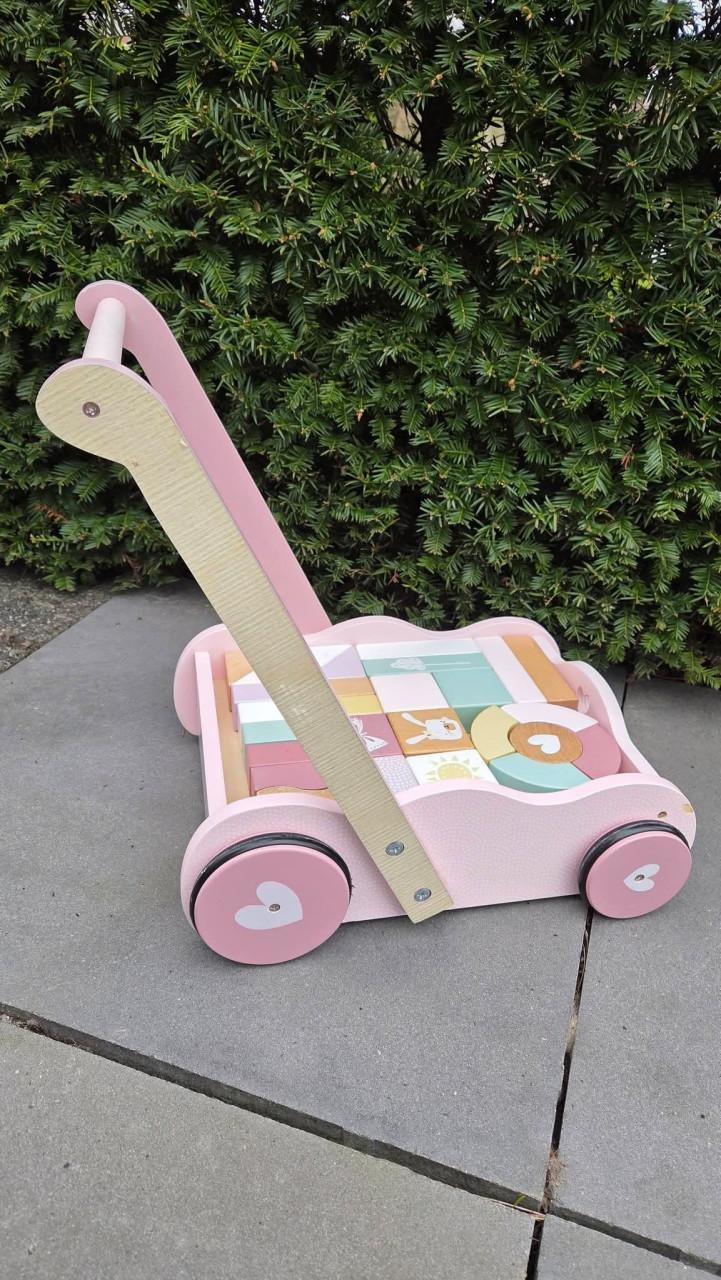 🎈Houten Blokkenwagen Little Dutch.