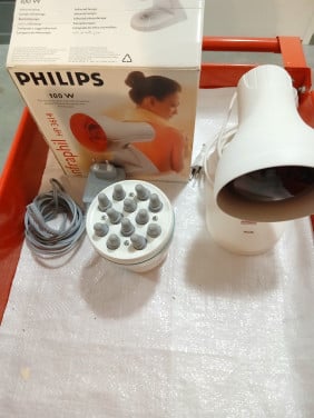 Infaroodlamp + massage aparaat